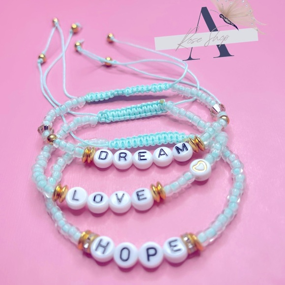 Bracelets Set (3) Inspirational Recizables - Picture 1 of 1